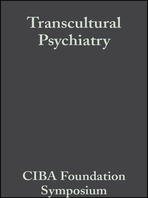 cover image of Transcultural Psychiatry